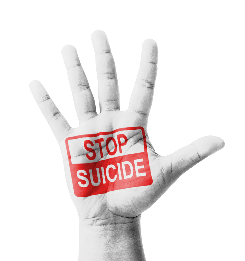 Open Hand Raised, Stop Suicide